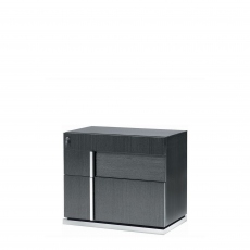 LHF 2 Drawer File Cabinet In Koto Gray High Gloss - Antibes