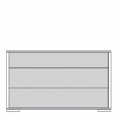 60cm 3 Drawer Night Cabinet - Delano