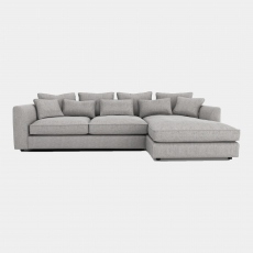 Large RHF Chaise Sofa In Fabric - Cirrus