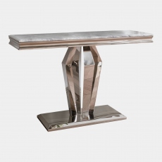 Missano - Console Table In Grey Marble Effect