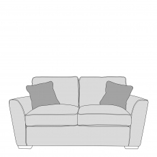 Dallas - 2 Seat Standard Back Sofa In Fabric