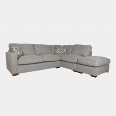 RHF Footstool Standard Back Chaise Group In Fabric - Layla