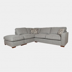 Layla - LHF Footstool Standard Back Sofabed Corner Group In Fabric