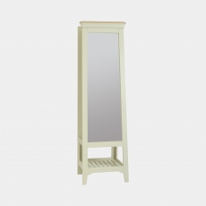 Cheval Mirror In Oak Finish - Reed