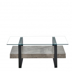 Faraday - Coffee Table In Concrete Effect Finish