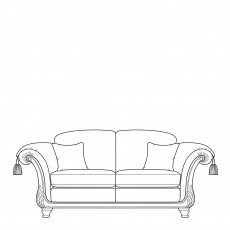 2.5 Seat Standard Back Sofa In Fabric - Santa Barbara