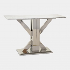 Azaro - Console Table In Grey Marble