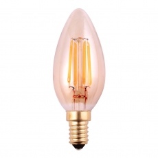 Candle - LED 4w SES Tinted Dimmable Light Bulb