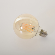 LED 8w ES Tinted Warm White Light Bulb - Globe