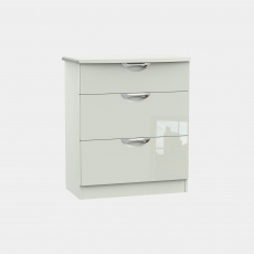Stanford - 3 Drawer Deep Chest In High Gloss
