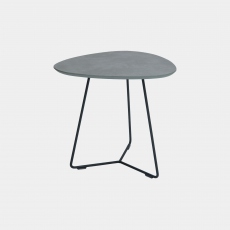 Stratus - 50cm End Table In Ceramic Effect