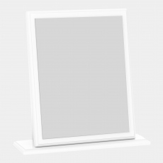 Lincoln - Small Mirror White High Gloss