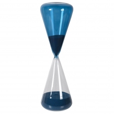 1 Hourglass Blue Ornament - Sand Timer
