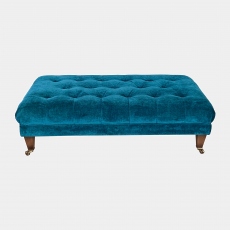 Blackwell - Small Button Footstool In Fabric