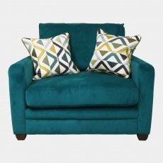 Snuggler Sofabed In Fabric - Zest