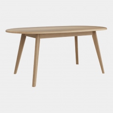 New Seasons - 180cm Oval Dining Table In Oak Finish