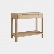 1 Drawer Console Table In Oak Finish - New Seasons