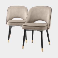 Set Of 2 Dining Chairs - Eichholtz Cliff