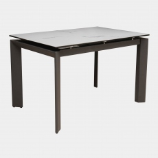 Tarranto - 120cm Extending Dining Table In Ceramic