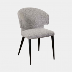 Mia - Dining Chair In Grey Boucle