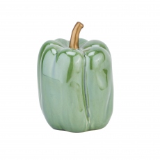 Pepper - Green Ceramic Sculpture