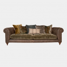 Grand Sofa In Fabric & Leather Mix - Eastwood