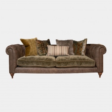 Large Sofa In Fabric & Leather Mix - Eastwood