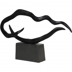 Isla - Large Black Sculpture