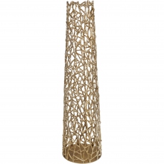 Twig - Gold Sculpture Floor Vase