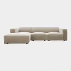 3 Seat LHF Chaise Sofa In Fabric - Marlon