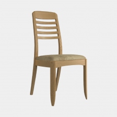 Ladder Back Dining Chair In Fabric - Contour