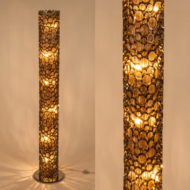 Nickel Tube Standard Floor Lamp - Aphrodite