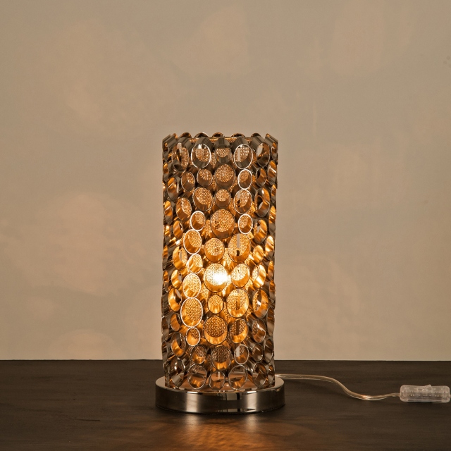 Nickel Tube Table Lamp - Aphrodite