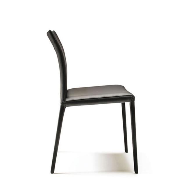 Dining Chair In Soft Leather - Cattelan Italia Norma