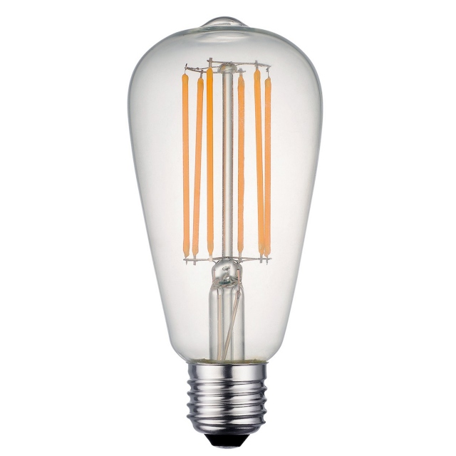Valve LED 7w ES Warm White Dimmable Light Bulb - Vintage