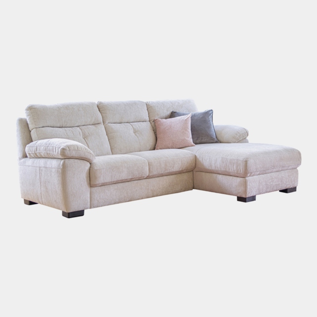 2 Piece RHF Chaise Sofa In Fabric - Trapani