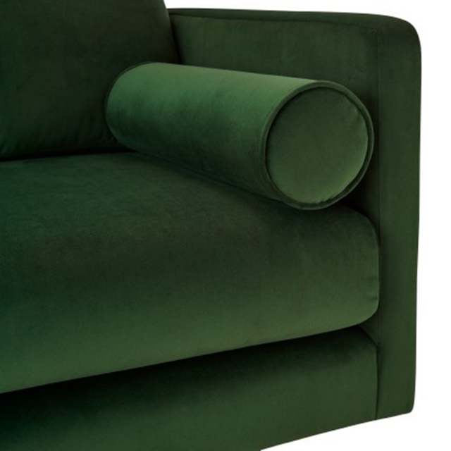 LHF Chaise Sofa In Fabric - Orla Kiely Mimosa