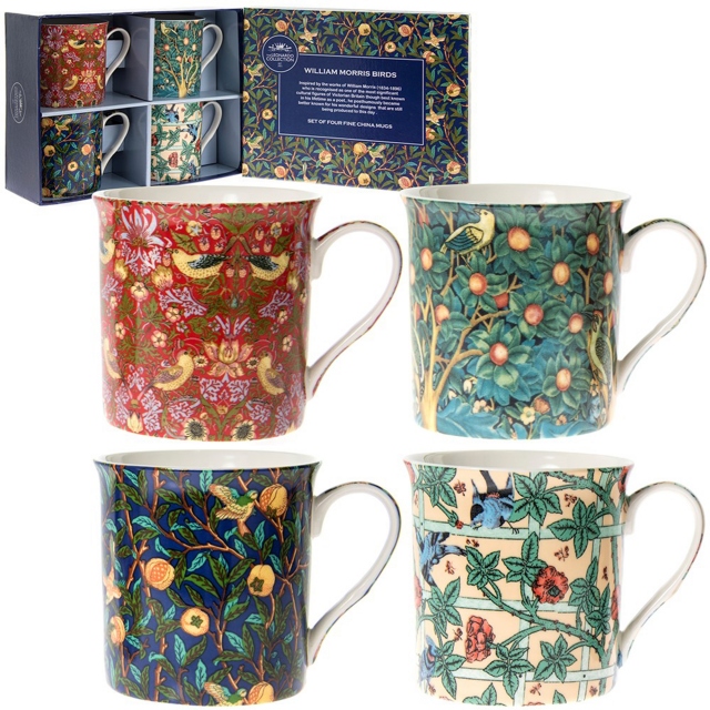 Set of 4 Mugs - William Morris