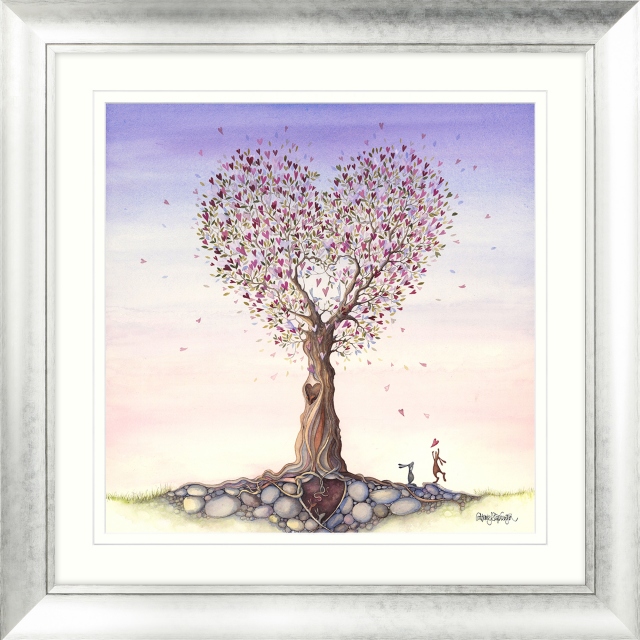 Framed Print - Love Tree