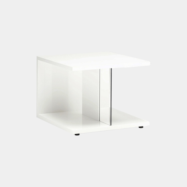 Side Table In White High Gloss - Polar