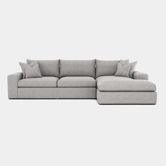 RHF Chaise Sofa In Fabric - Sapphire
