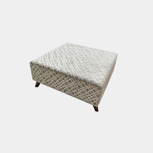 Footstool In Fabric - Adele