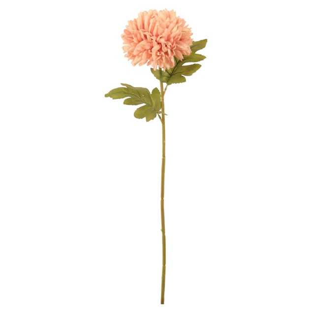 Pink Flower Stem - Pom Pom