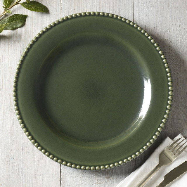 Green Dinner Plate - Bobble