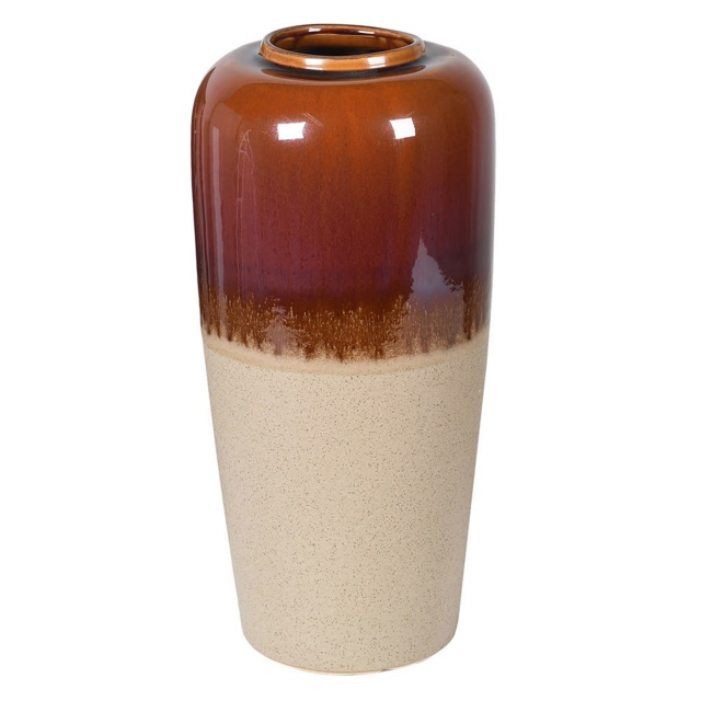 Large Drip Vase - Glazed