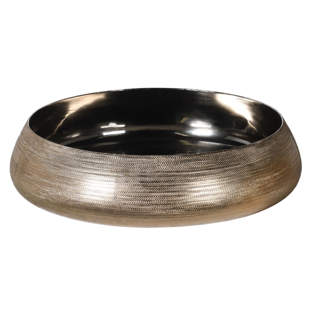 Aluminium Gold Bowl
