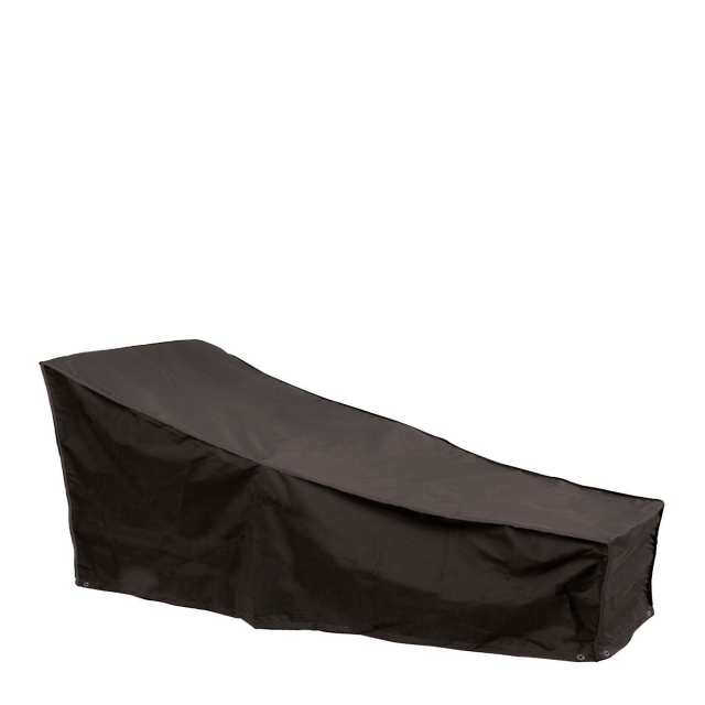 Premium 175 x 76cm Sun Lounger Black Furniture Cover