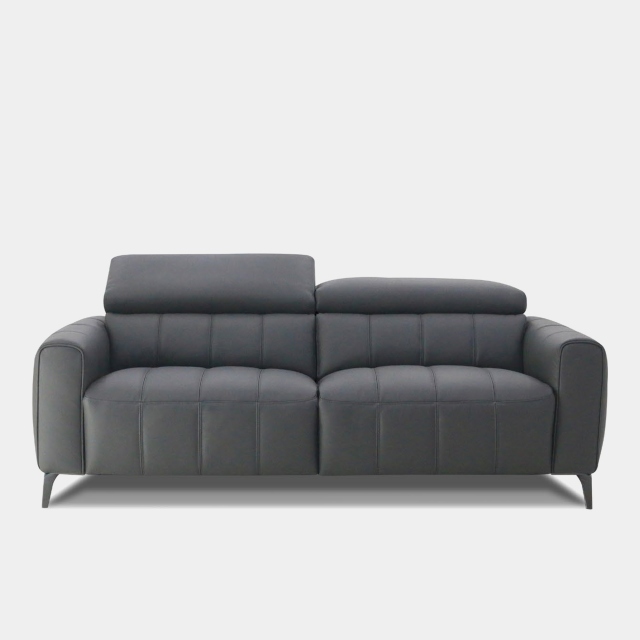 2.5 Seat Compact 2 Power Recliner Sofa In Leather - Veyron