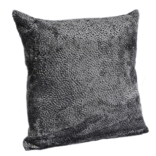 Large Charcoal Cushion - Bingham