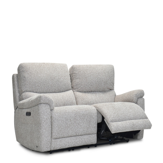 2 Seat Power Recliner Sofa In Fabric - Aston